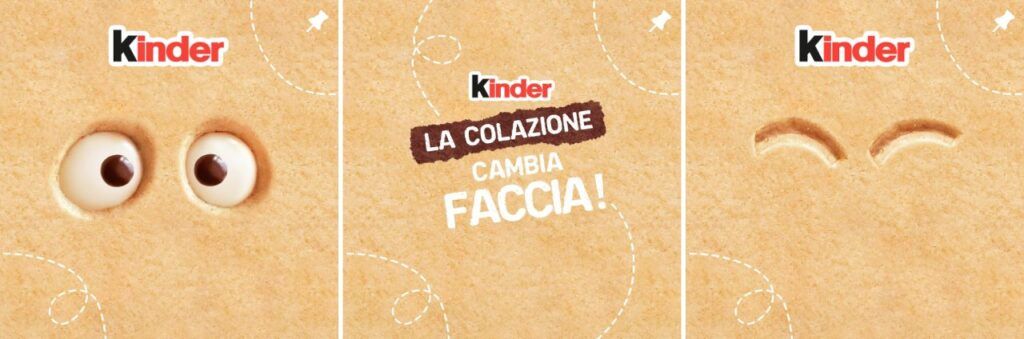 Post Instagram di Kinder Italia
